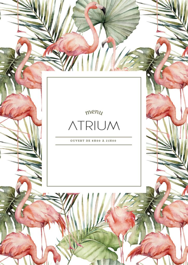 Menu Restaurant Atrium